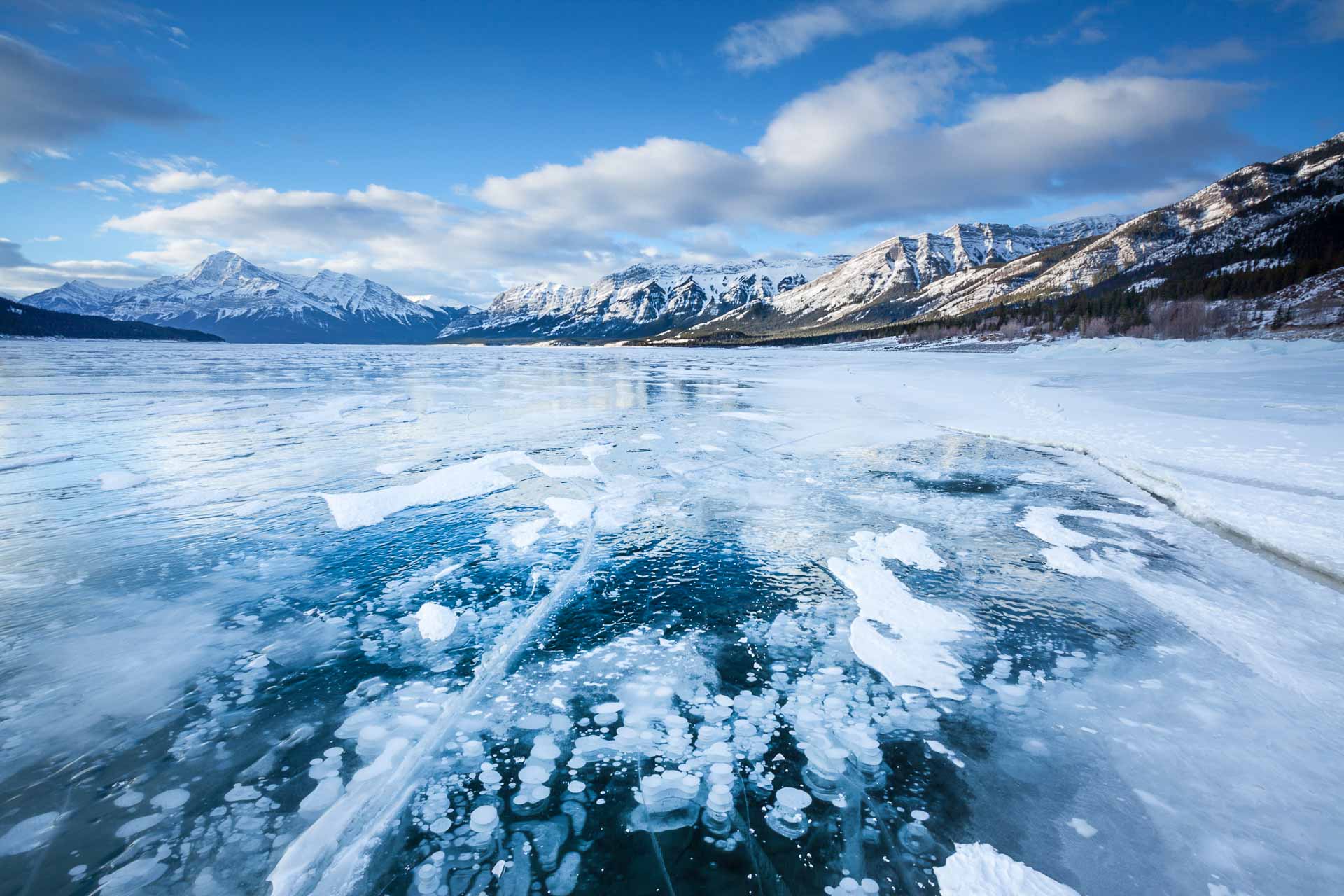Abraham Lake Kanada Winter