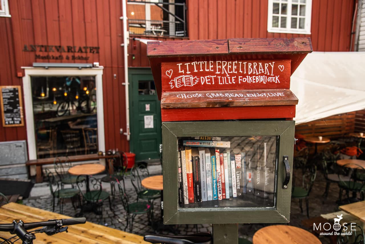 Trondheim Briefkasten Büchertauschen 