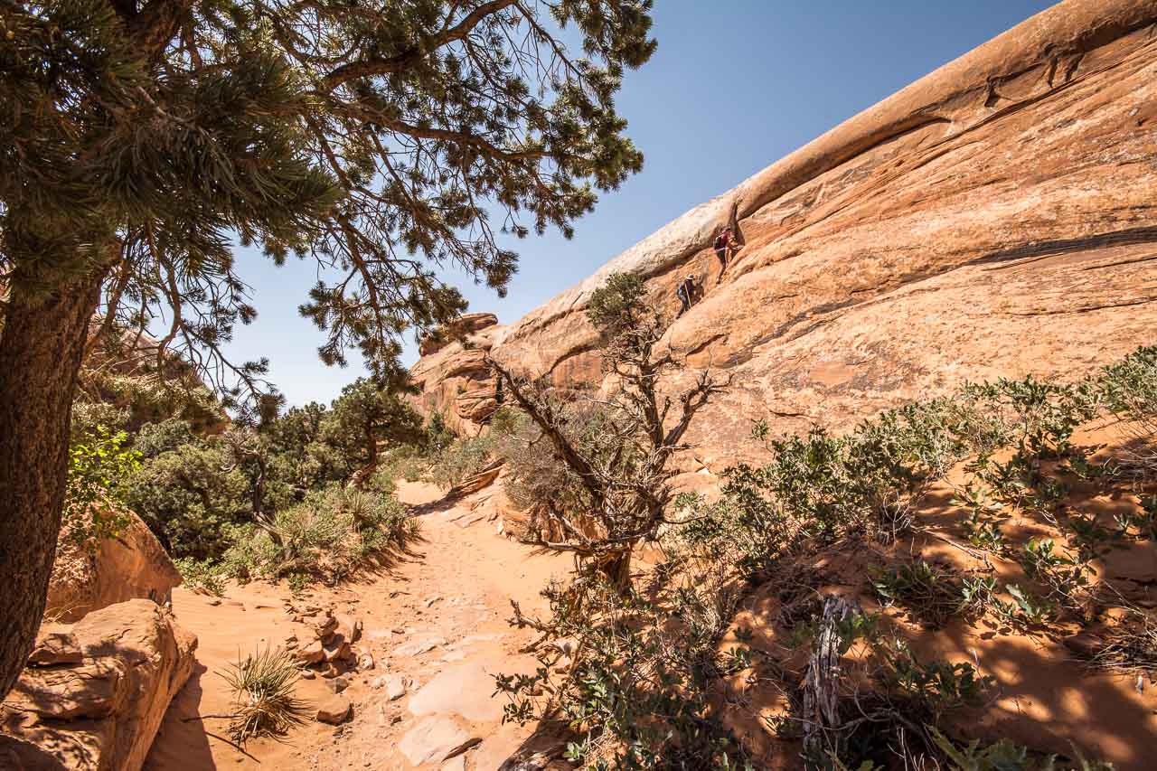 Hiking Trail Double O Arch