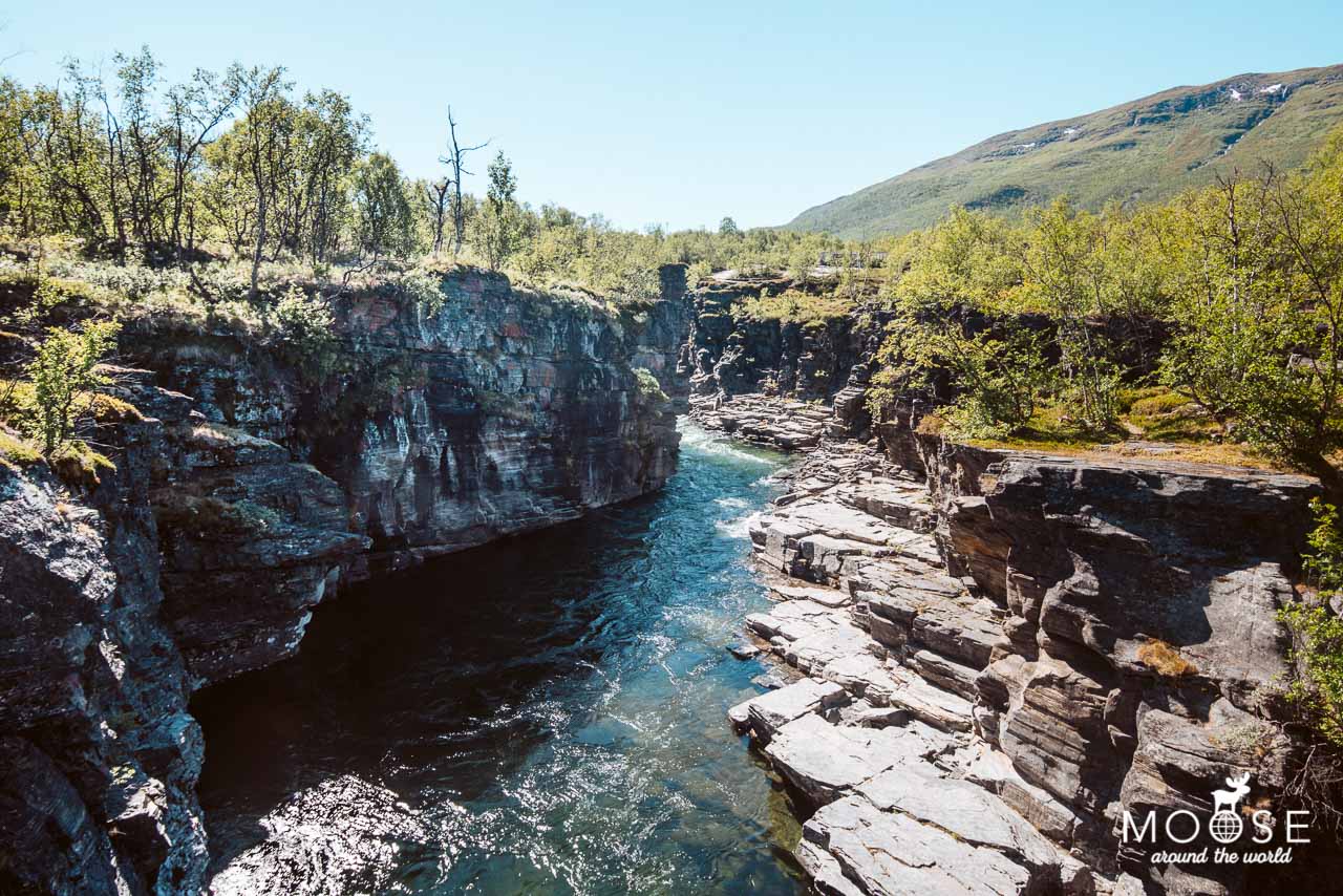 Abisko Nationalpark Schweden Lappland Canyon