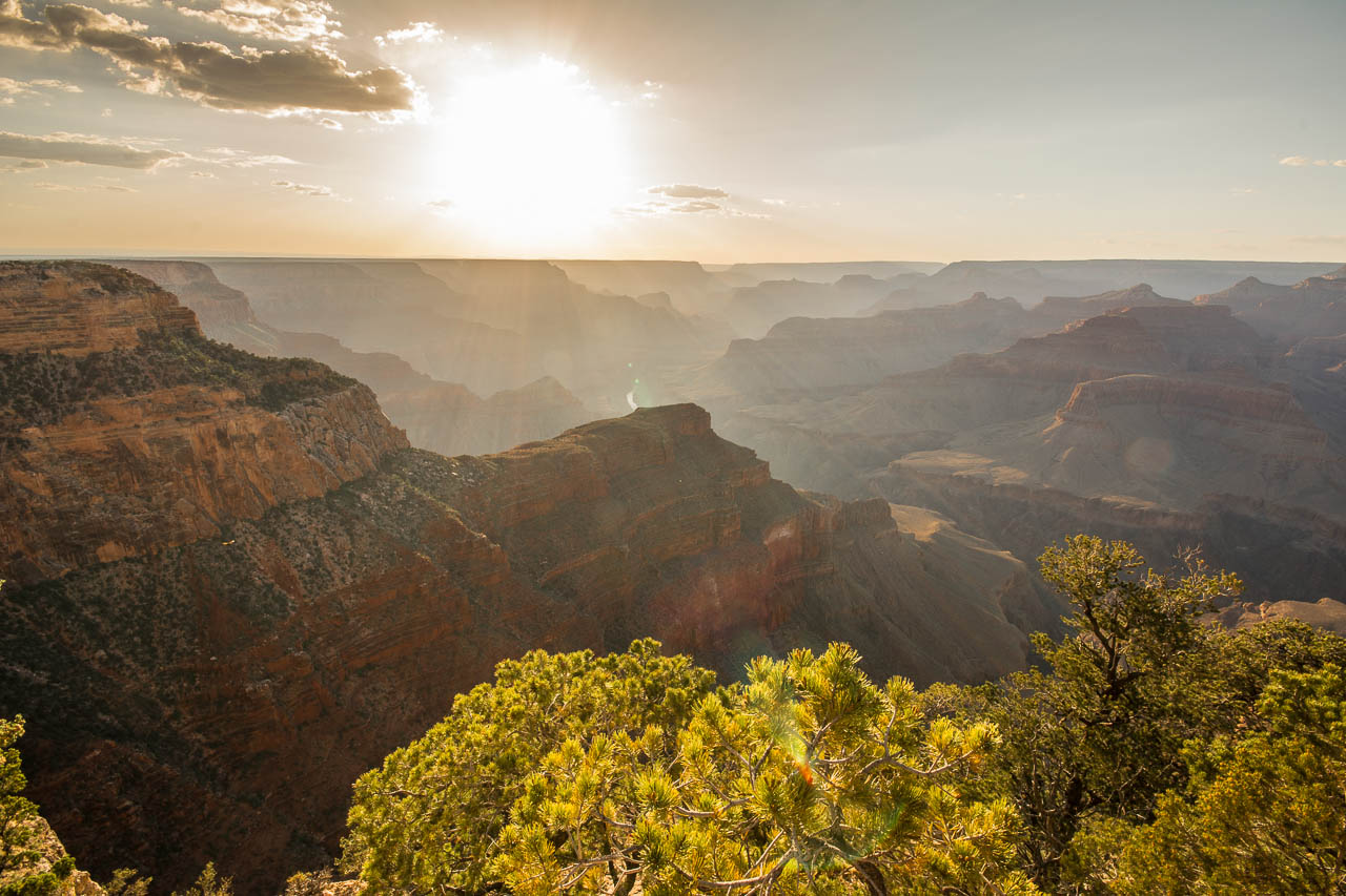 Hopi Point Grand Canyon Sonnenuntergang