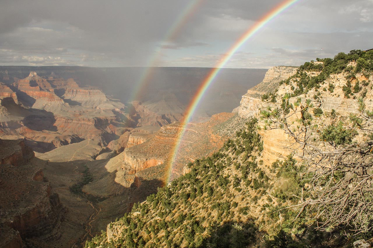 Grand Canyon South Rim Regenbogen