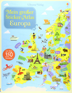 Mein großer Sticker Atlas Europas