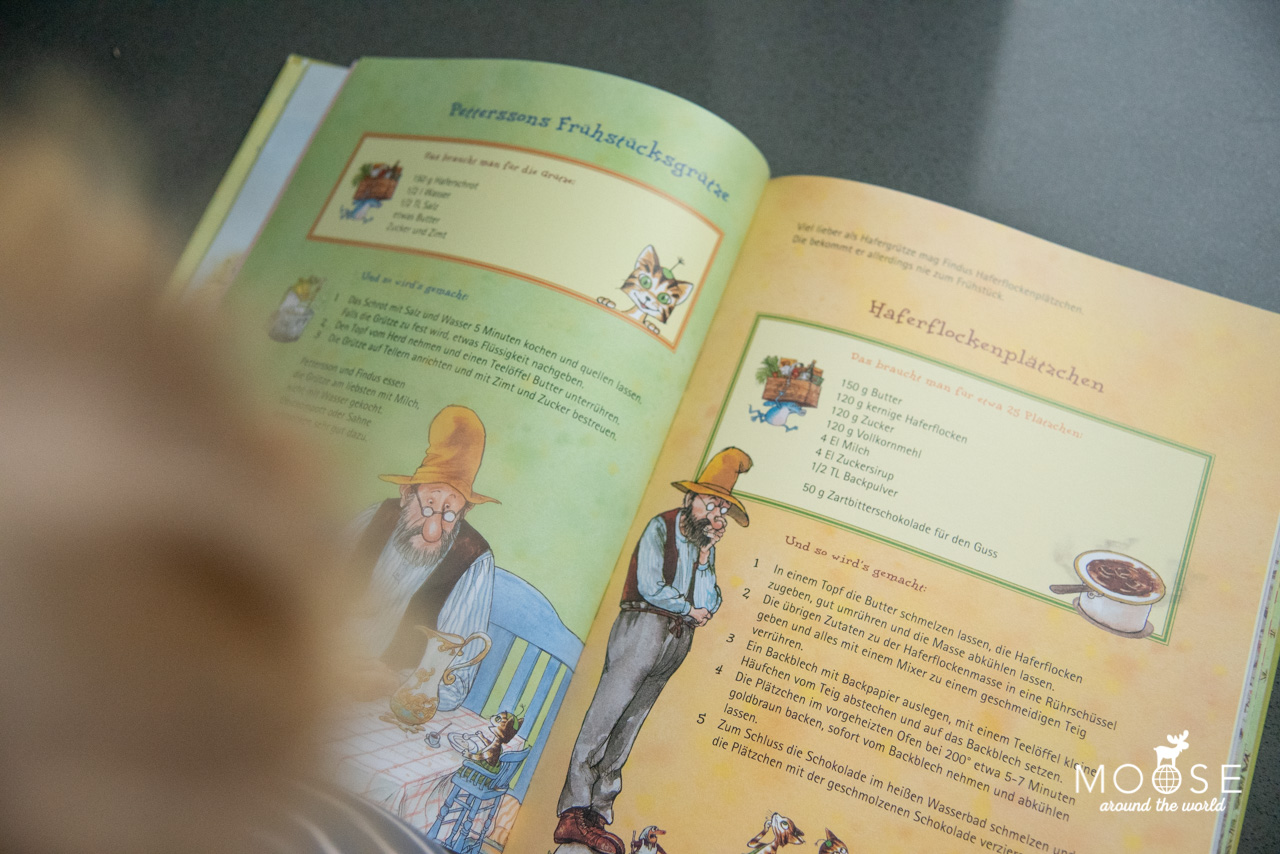 Pettersson und Findus Schwedischer Apfelauflauf Kinder Kochbuch 