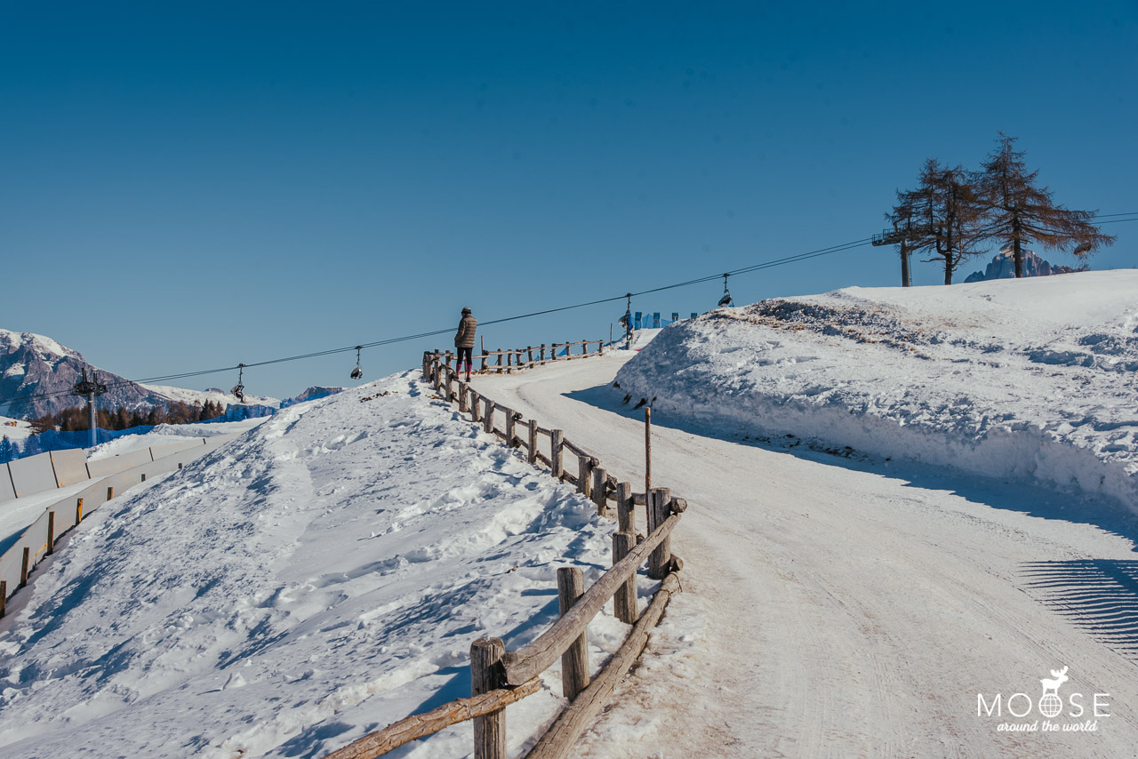 Winterwanderung Seiser Alm Compatsch Rauchhütte Südtirol