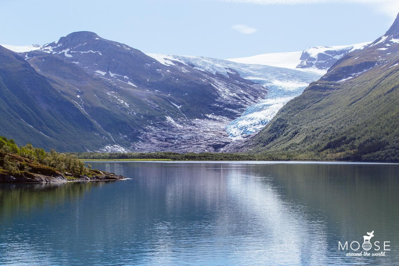Svartisen Gletscher Kystriksveien Norwegen FV 17